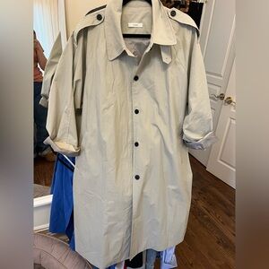 Oversized Beige Trench Coat S/M